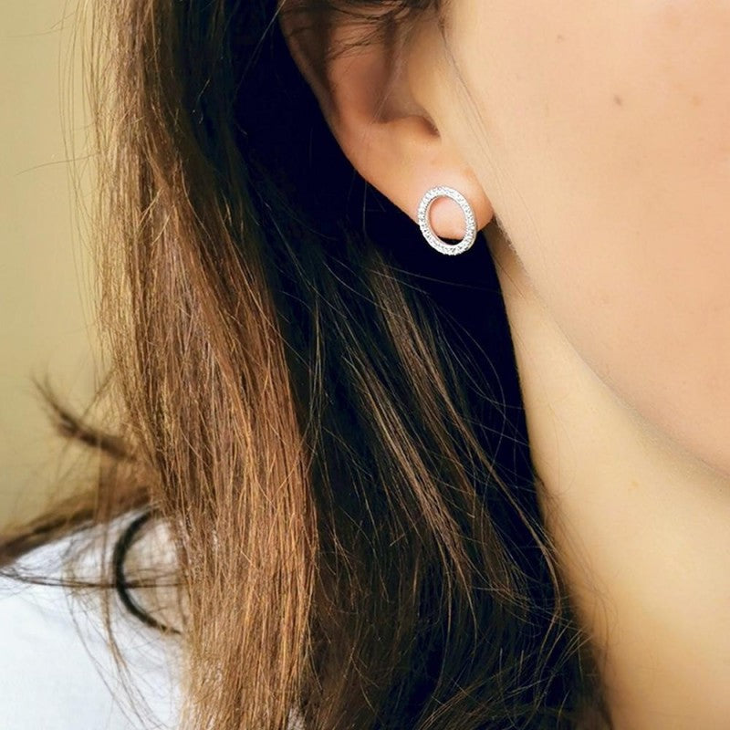 Boucles d’Oreilles Aura – Argent