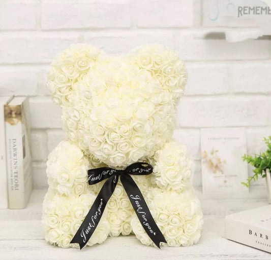 Ourson en Rose 40cm - Creme PurCoeur