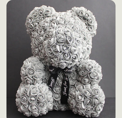 Ourson en Rose 40cm - Gris PurCoeur