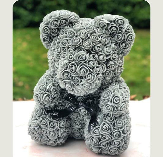 Ourson en Rose 40cm - Gris PurCoeur