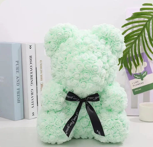 Ourson en Rose 40cm - Menthe PurCoeur
