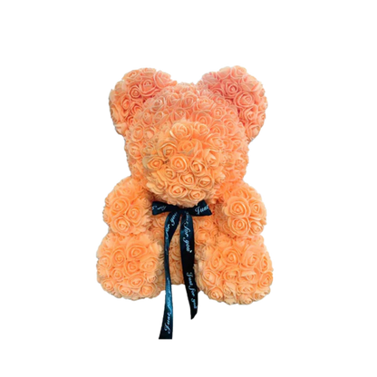 Ourson en Rose 40cm - Orange PurCoeur