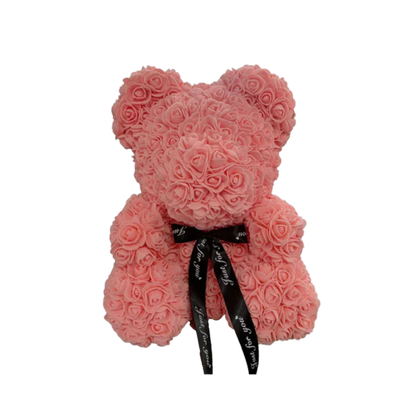 Ourson en Rose 40cm - Pêche PurCoeur