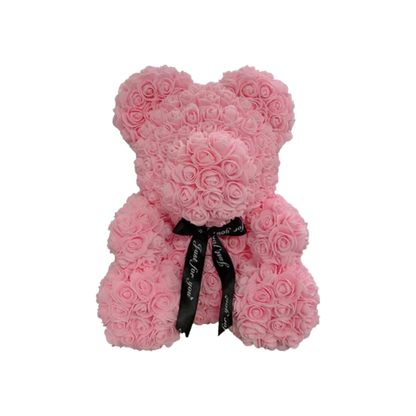 Ourson en Rose 40cm - Rose PurCoeur