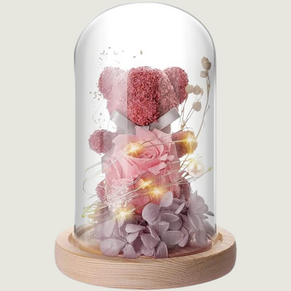Rose Eternelle Ourson - Rosa PurCoeur