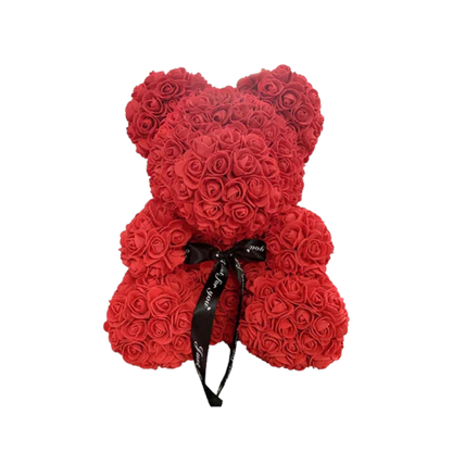 Ourson en Rose 40cm - Rouge PurCoeur