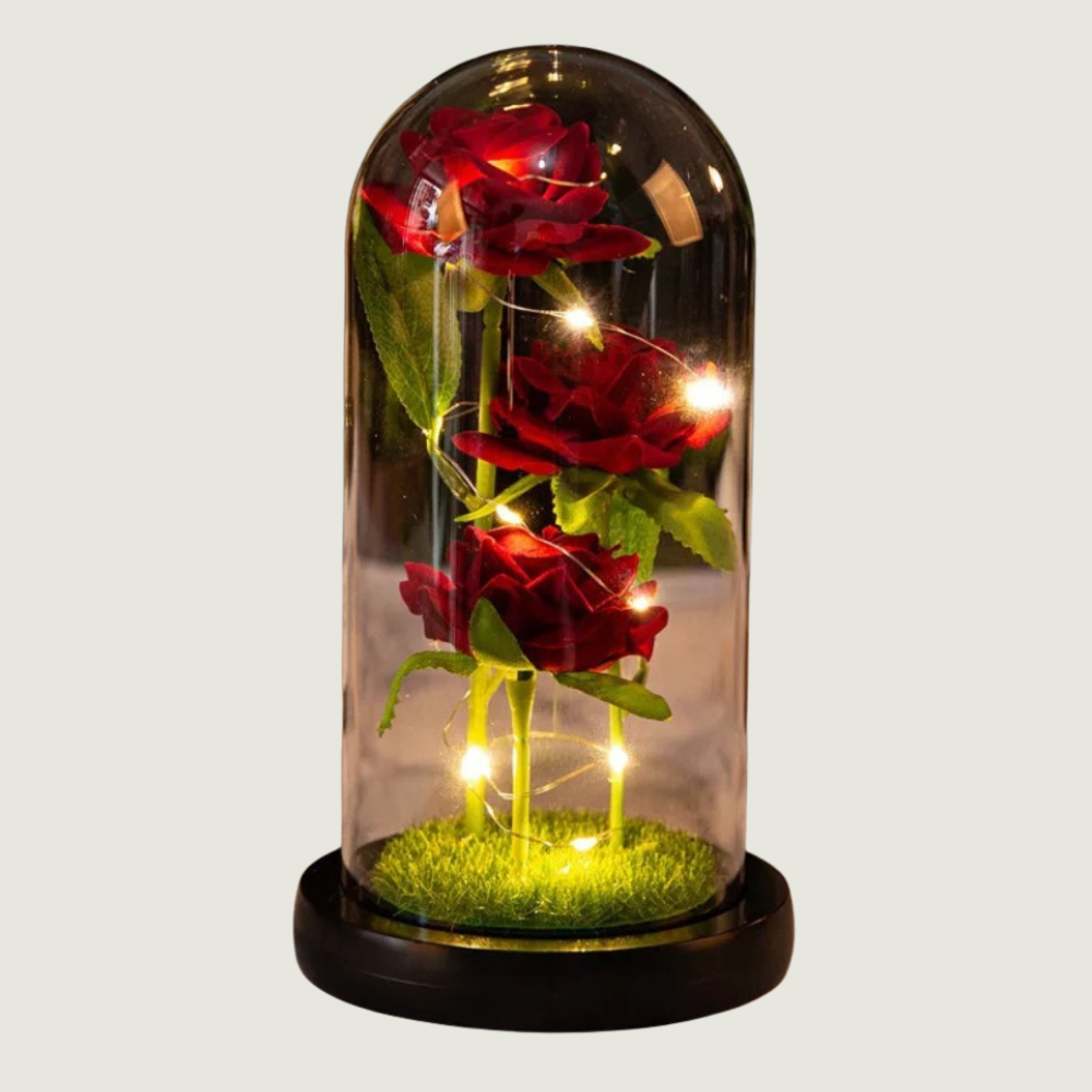 Rose Eternelle triple - Rouge PurCoeur